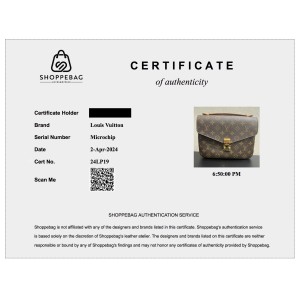 Authentication Certificate 24LP19