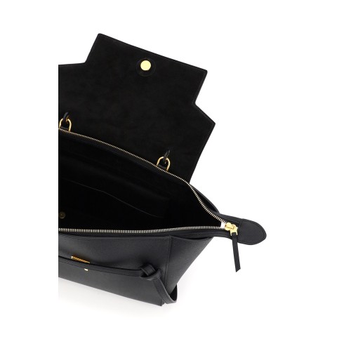 CELINE Mini Belt Bag Top Handle Bag, Gold Hardware