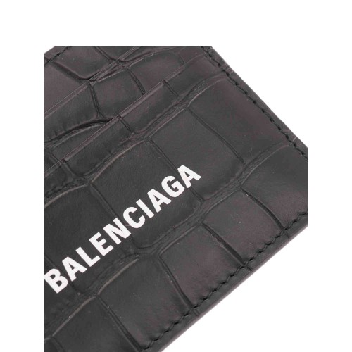 BALENCIAGA Croc Embossed Cardholder