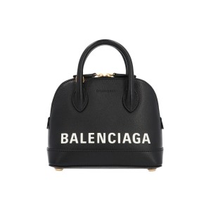 BALENCIAGA Ville XXS Top Handle Bag, Gold Hardware