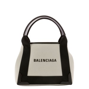 BALENCIAGA Cabas Small Top Handle Bag, silver hardware