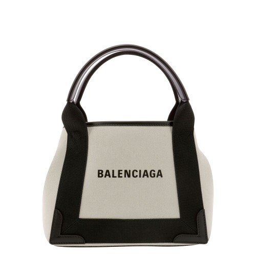 BALENCIAGA Cabas Small Top Handle Bag, silver hardware