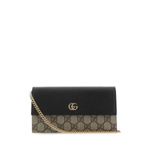 GUCCI GG Marmont Chain Wallet, Gold Hardware