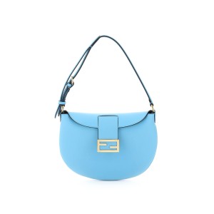 Fendi Canvas Bag With Ff Embroidery Multicolor For Women 18cm / 7.1in 