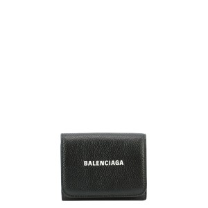 BALENCIAGA Cash Trifold Wallet, Gold Hardware
