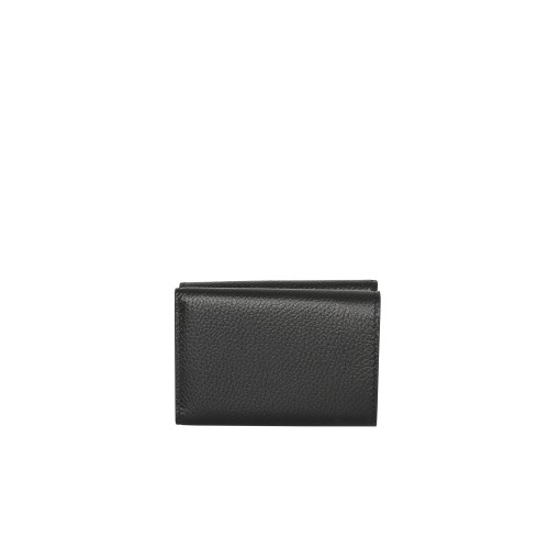 BALENCIAGA Everyday Trifold Wallet, Silver Hardware