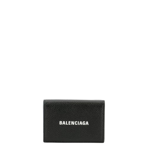 BALENCIAGA Everyday Trifold Wallet, Silver Hardware