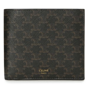 CELINE Triomphe Canvas Bifold Wallet with Coin Compartment