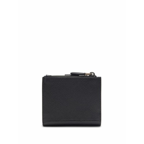PRADA Leather Wallet, Silver Hardware