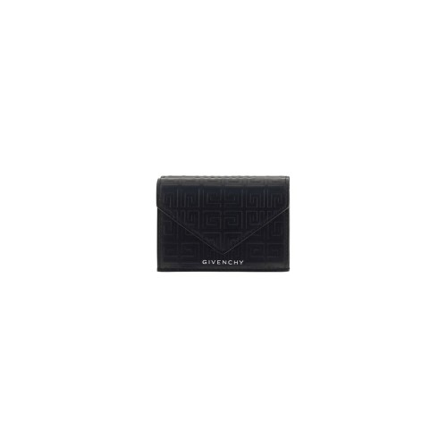 GIVENCHY G-Cut Compact Wallet, Silver Hardware
