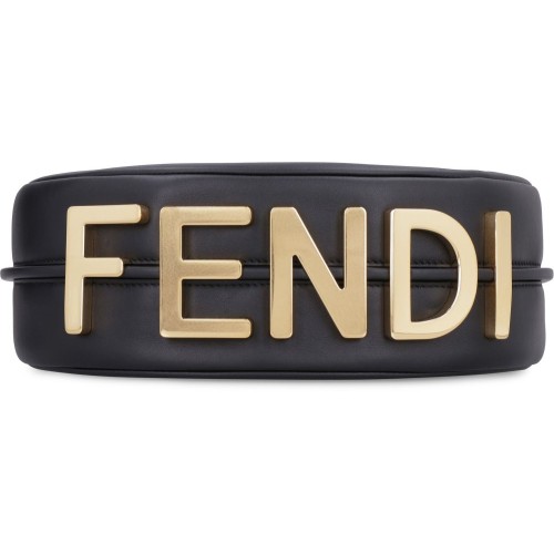 FENDI Fendigraphy Small Shoulder Bag, Gold Hardware