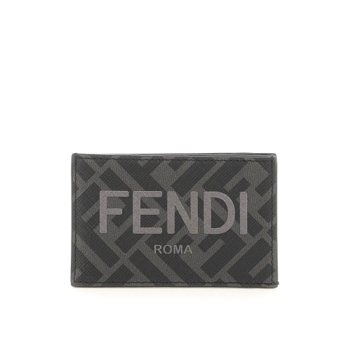FENDI FF Jacquard Vertical Cardholder
