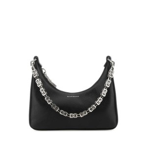 GIVENCHY Mini Moon Cut Out Shoulder Bag, Silver Hardware