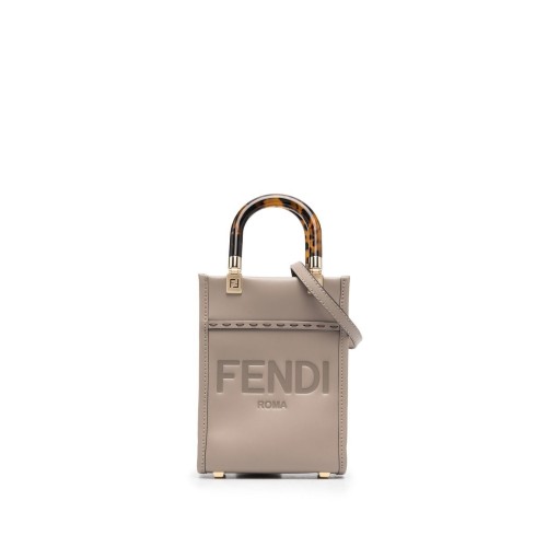 FENDI Sunshine Mini Shoulder Bag, Gold Hardware