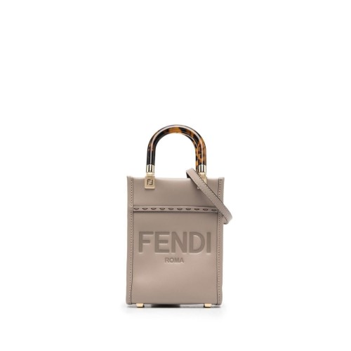 FENDI Sunshine Mini Shoulder Bag, Gold Hardware