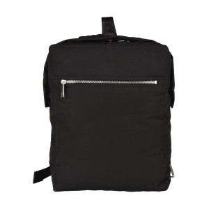 BOTTEGA VENETA Nylon Backpack, Silver Hardware