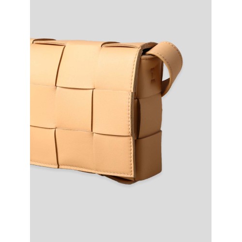 BOTTEGA VENETA Cassette Intrecciato-leather cross-body bag