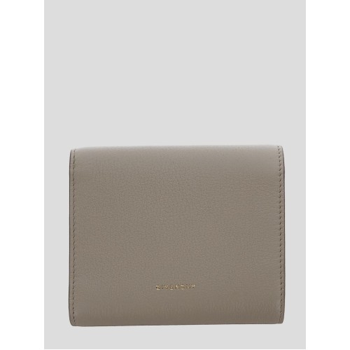 GIVENCHY 4G Trifold Wallet, Gold Hardware