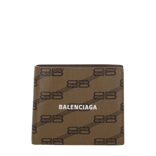 BALENCIAGA BB Signature Monogram Bifold Wallet