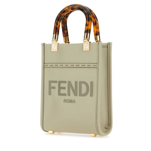 FENDI Mini Sunshine Shopper Bag, Gold Hardware