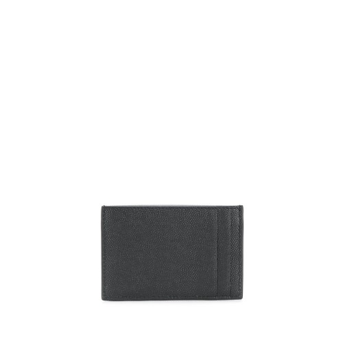 SAINT LAURENT Cardholder with Coin Pouch, Gold Hardware