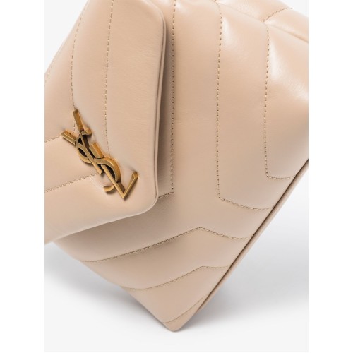 SAINT LAURENT Loulou Toy shoulder bag, gold hardware (1976719)