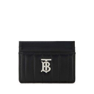 BURBERRY Quilted Lola Cardholder, Silver hardware