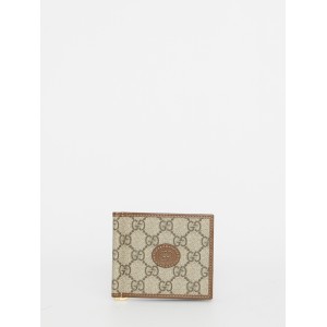 GUCCI GG Supreme Bifold Wallet with Money Clip