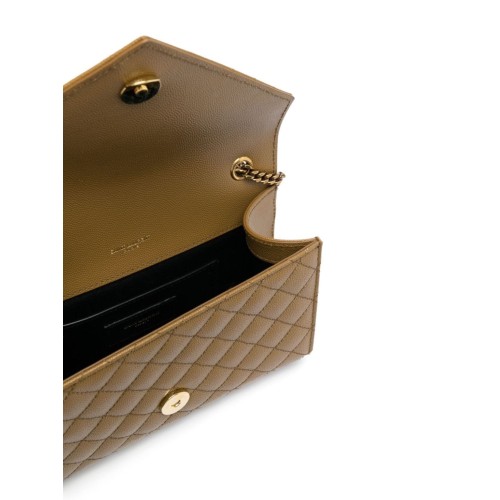 SAINT LAURENT Envelope Small Shoulder Bag, Gold Hardware