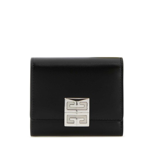 GIVENCHY 4G Trifold Wallet, Silver Hardware