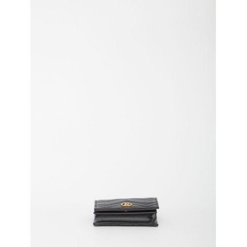 GUCCI GG Marmont Cardholder, Gold Hardware