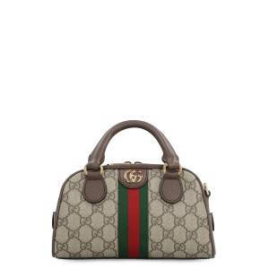 GUCCI Ophidia GG Mini Top Handle Bag, Gold Hardware