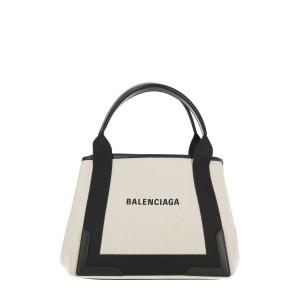 BALENCIAGA Cabas Top Handle Bag, silver hardware