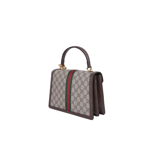GUCCI Ophidia Small Top Handle Bag, Gold Hardware