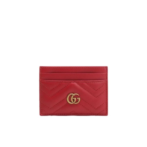 GUCCI GG Marmont Cardholder, Gold Hardware